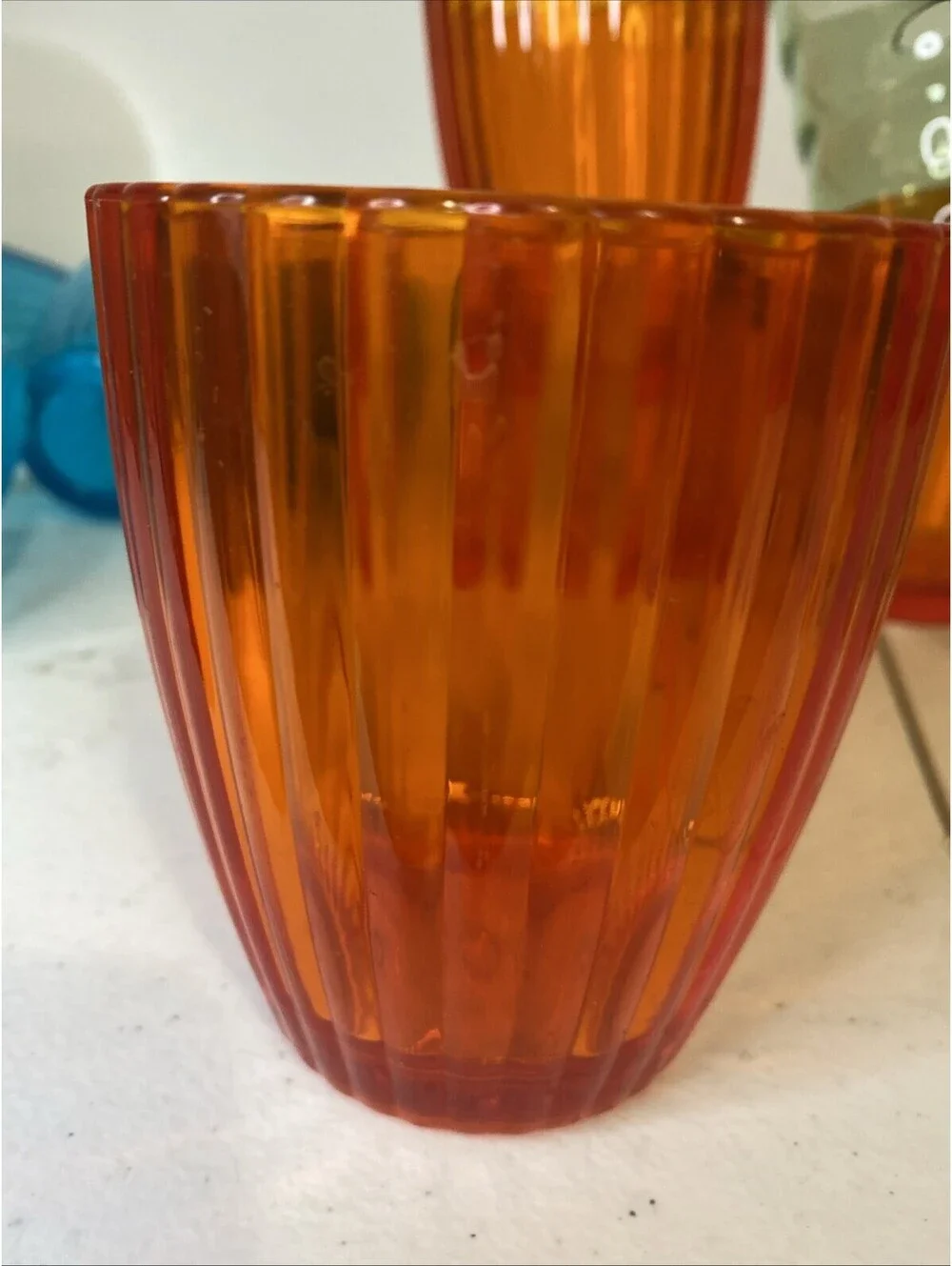 Set of 21 Large / Small Multi-color Tumblers Cup Plastic Big Medium Small Mixed